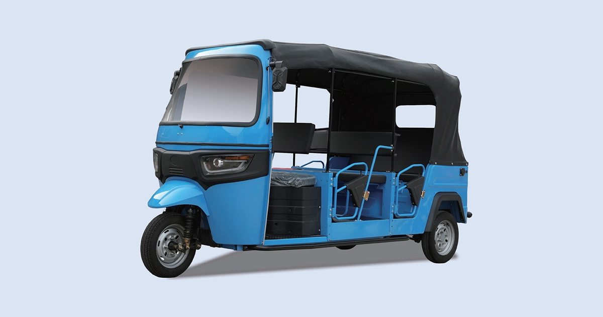 GN-KK005 Tuk-Tuk 4000L Passenger Electric Tricycle | Guoning