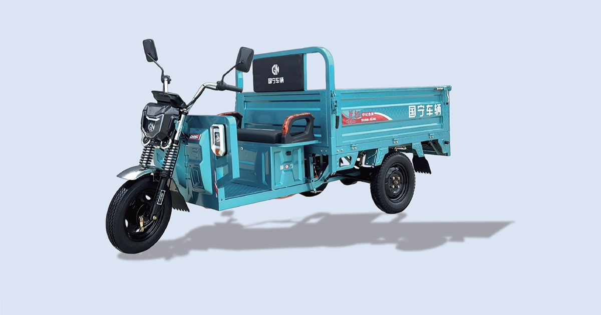 GN-Long March 150 3 Door Electric Cargo Tricycle | Guoning