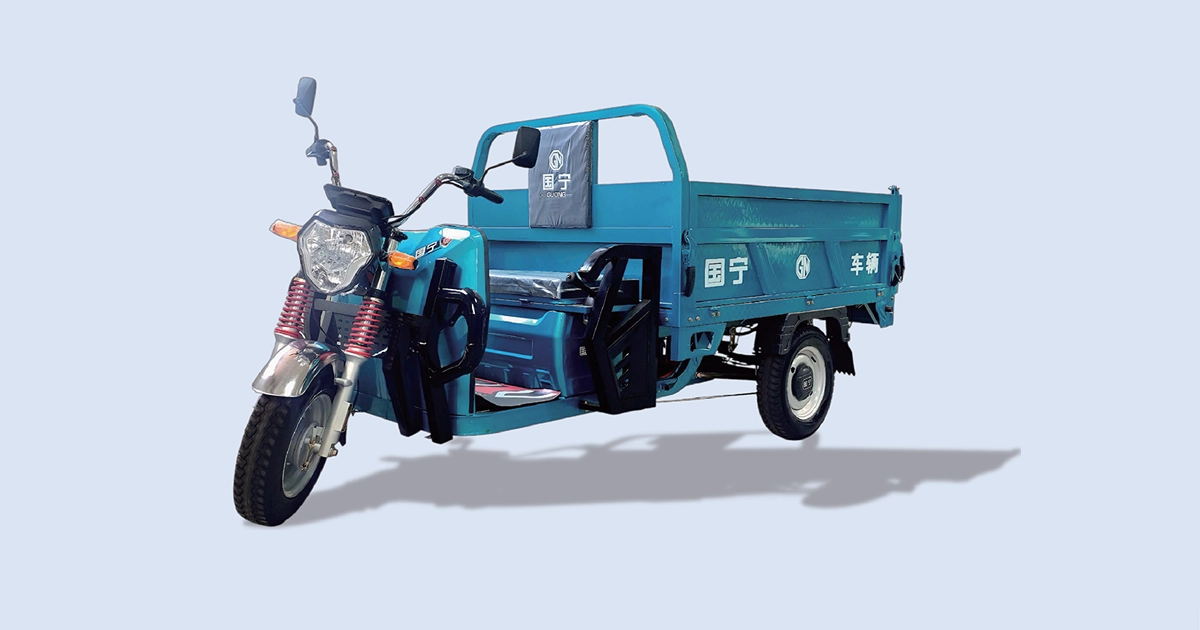 GN-Self-uploading Highdoor 1.8m 3 Door Electric Cargo Tricycle | Guoning