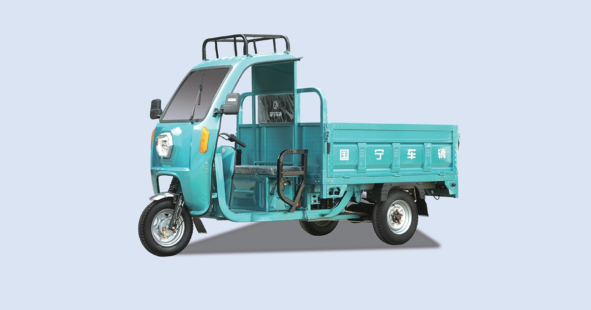 GN Simple Electric Cargo Trike 1.8m International Platform Electric Cargo Tricycle | Guoning