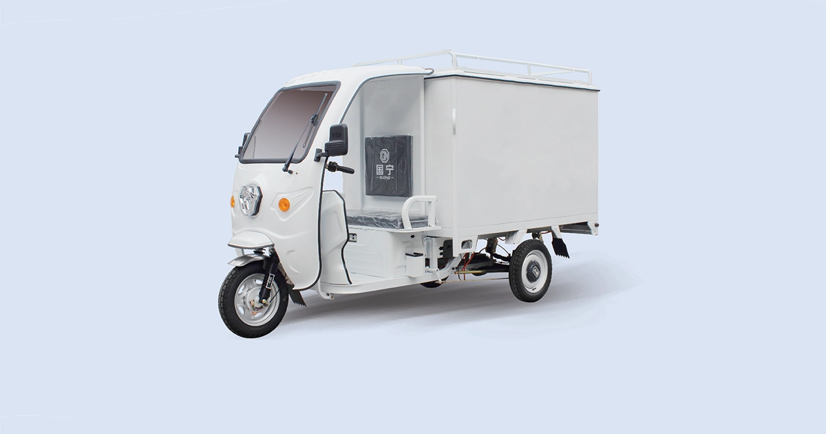 GN-Simple Shed Express 1.8m Express Electric Cargo Tricycle | Guoning